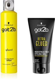 [Combo] Schwarzkopf got2b Glued Extreme Freeze Haarspray  & Got2B ultra glued/ook voor pruiken