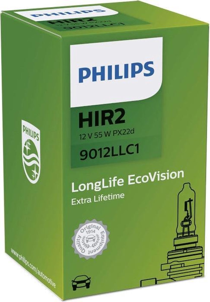 Philips LongLife Ecovision 9012 HIR2 - Autolampen - 12V - 55W