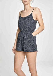 Urban Classics Playsuit -S- Animal Short Spaghetti Grijs