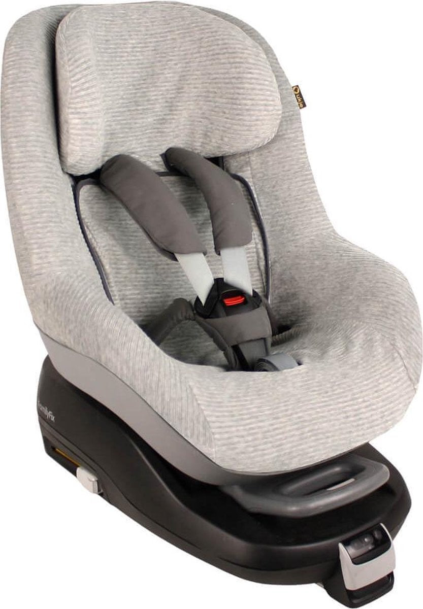 Ukje Maxi Cosi Pearl hoes (ook voor 2 Way) - Perfecte pasvorm - Grijs ribstof