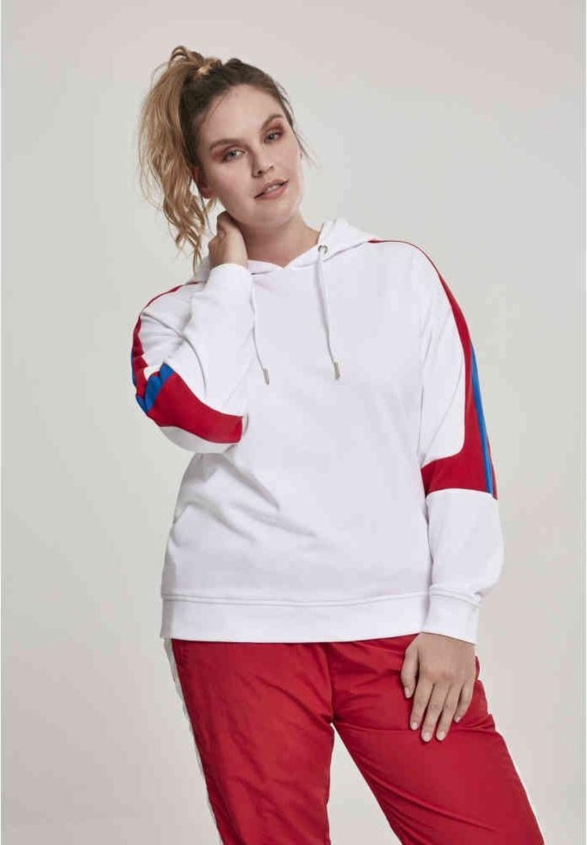 Urban Classics Hoodie/trui -XS- Panel Terry Wit