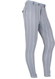 Ferlucci - Heren Chino - Fish - Gestreept - Stretch - Grey