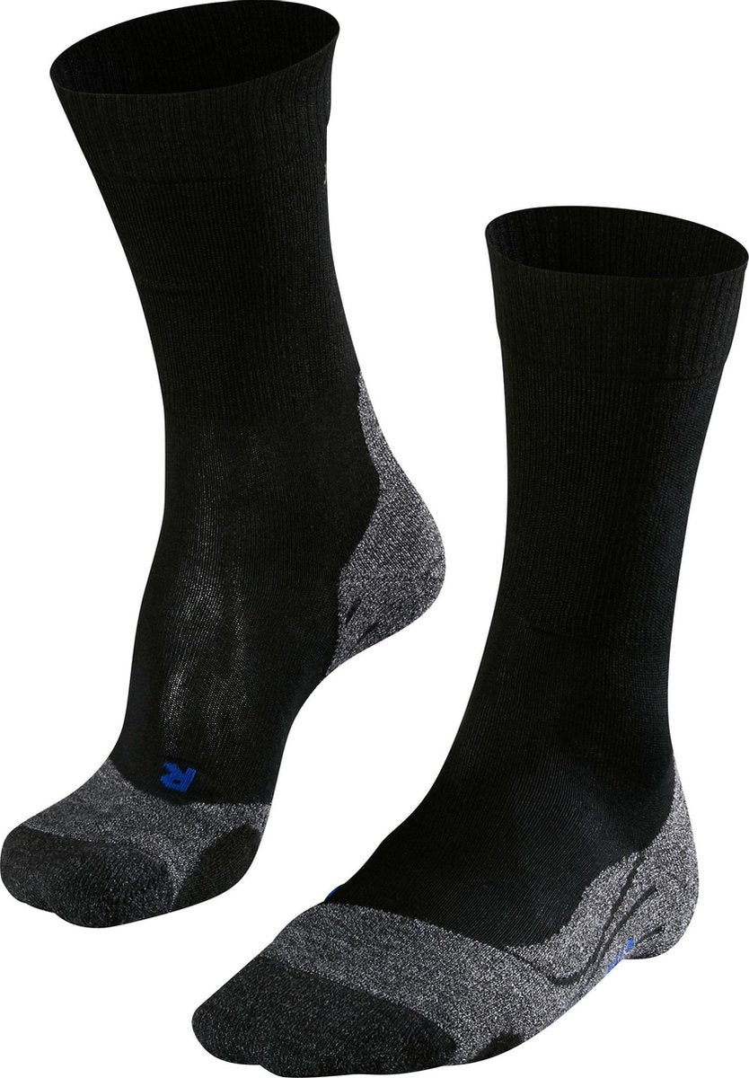FALKE TK2 Cool Heren Wandelsokken - Zwart - Maat 42-43