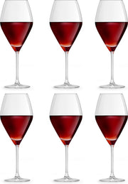 Libbey Wijnglas – Iduna – 59 cl / 590 ml - 6 stuks - elegant design - hoge kwaliteit - vaatwasserbestendig