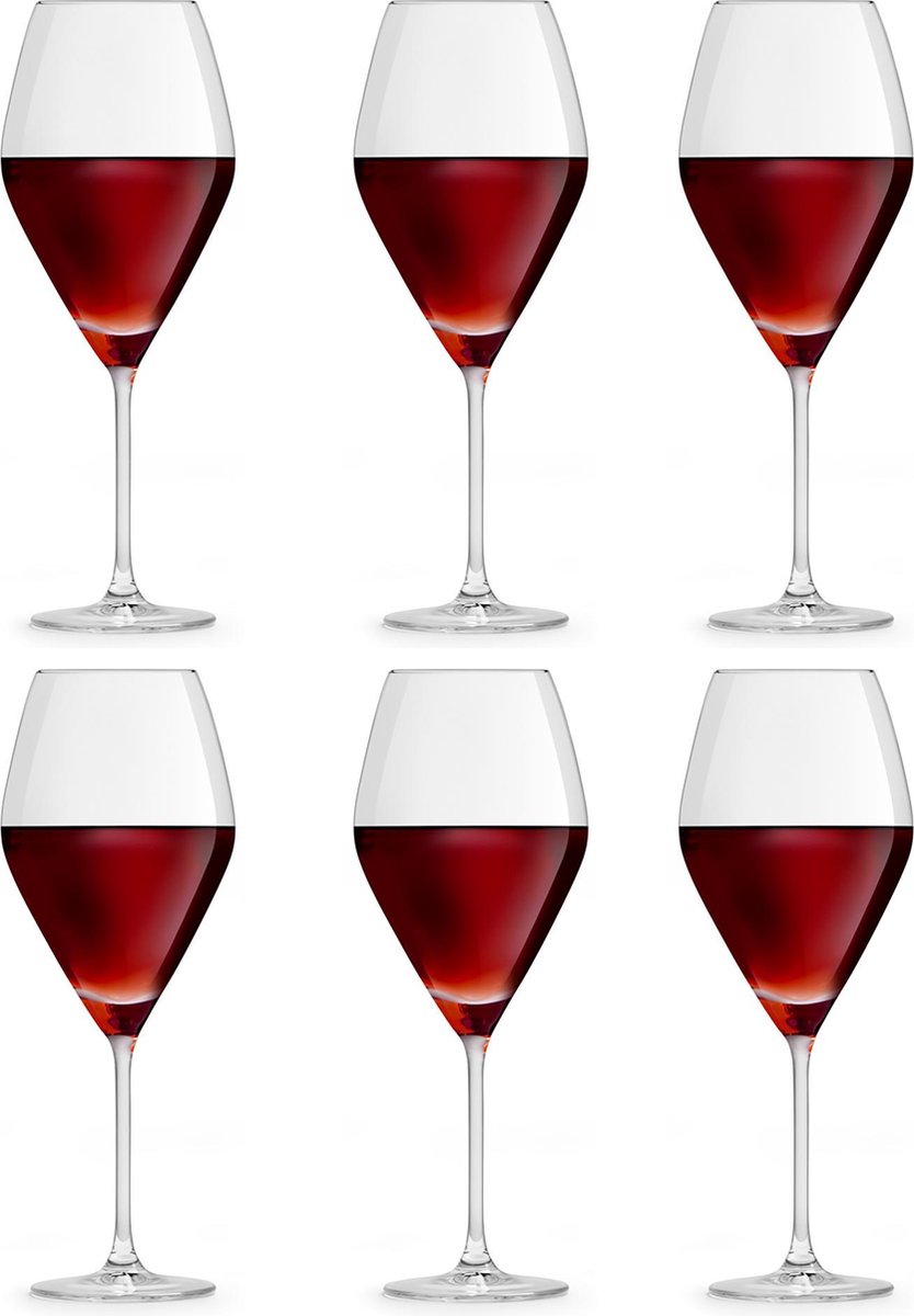 Libbey Wijnglas – Iduna – 59 cl / 590 ml - 6 stuks - elegant design - hoge kwaliteit - vaatwasserbestendig