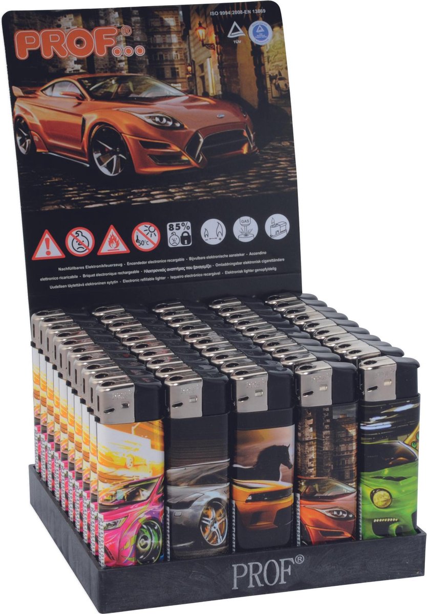 Aansteker prof 50 sport cars design
