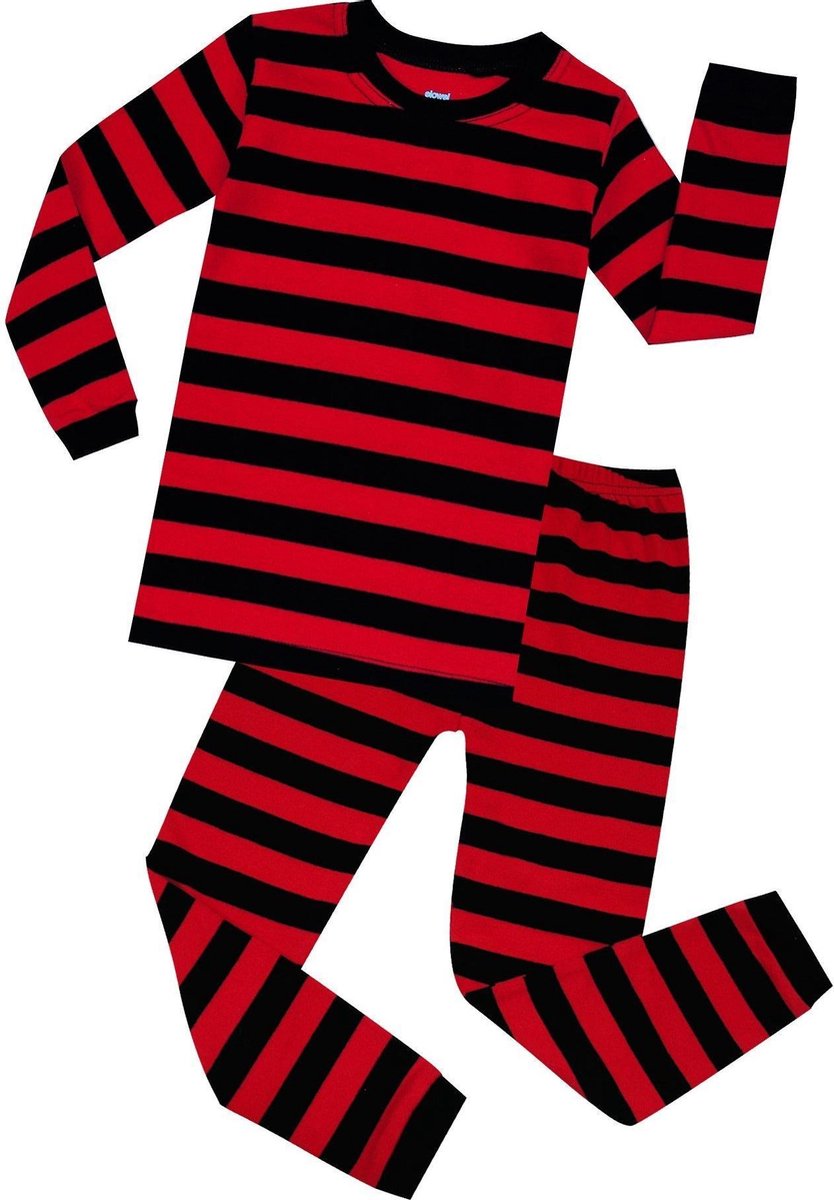 Elowel - Jongen en Meises Gestreepte Pyjama