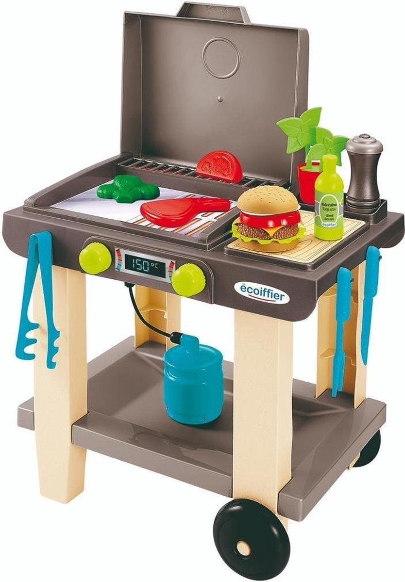 Ecoiffier Barbecue met Accessoires