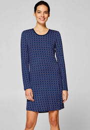 Esprit - Evelyn - Nachtkleed - 118EF1Y025 - Navy Print - 44