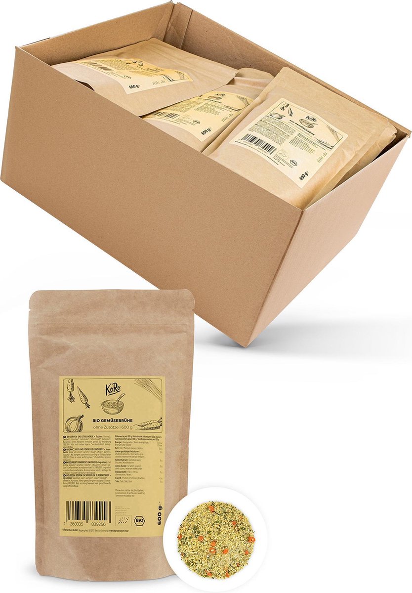 KoRo | Biologische groentebouillon | 30 x 600 g