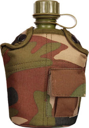 Fosco PVC Veldfles - 1 Liter - Incl Camouflage Hoes