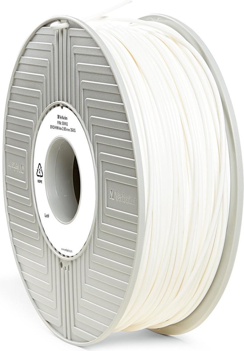 Verbatim 55902 3D Printer Filament BVOH 2.85mm 500g Wit