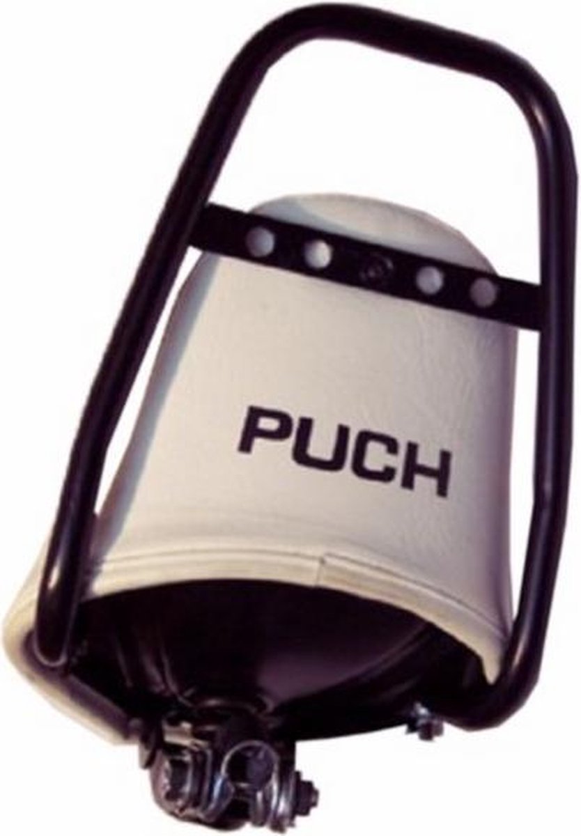 Zadel chopper Puch Maxi wit