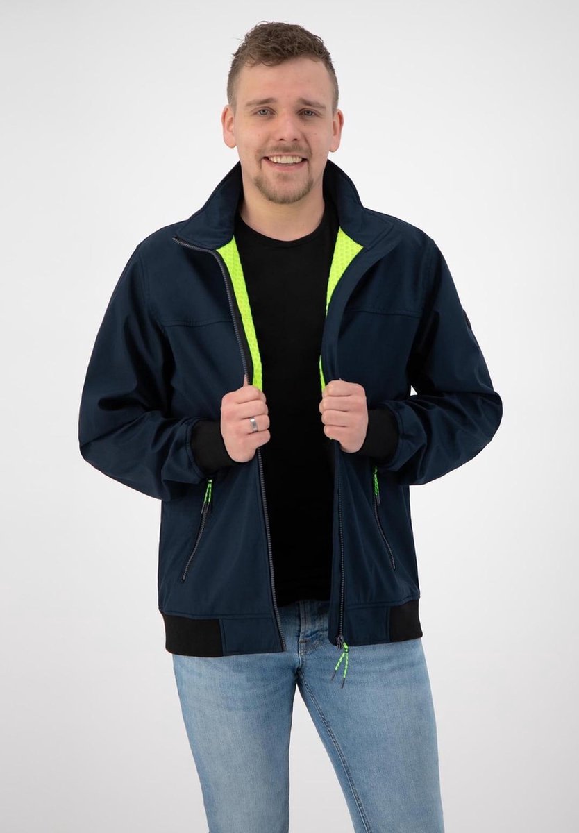 Kjelvik heren zomer softshell jas Marvig navy - maat L