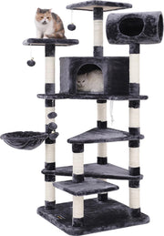 Nancy's Luxe Krabpaal Voor Katten - Krabpaal XXL - 100 x 90 x 165 cm
