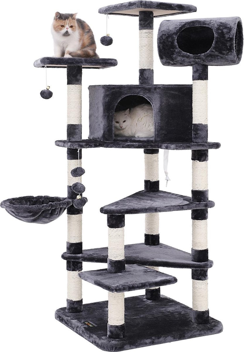 Nancy's Luxe Krabpaal Voor Katten - Krabpaal XXL - 100 x 90 x 165 cm