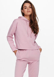 Onldreamer Life L/s Hood Swt Noos 15241103 Dawn Pink