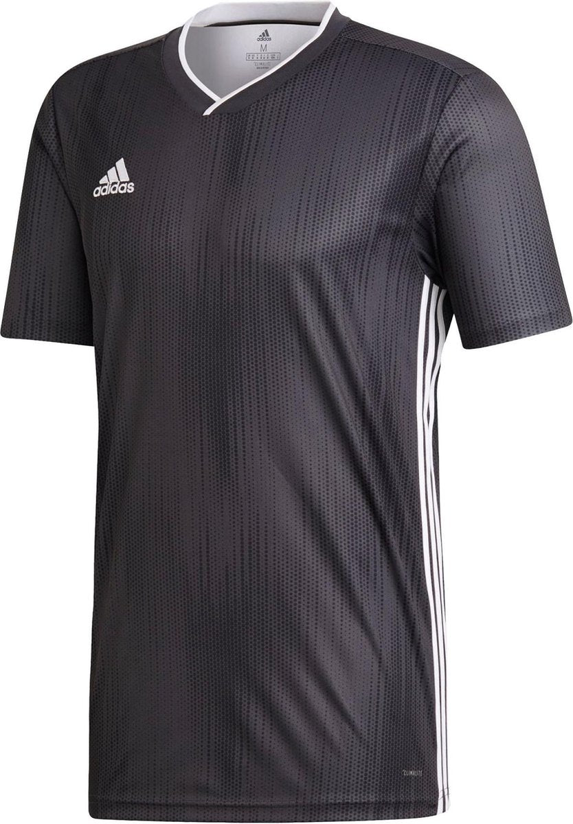 Adidas Tiro 19 Shirt Korte Mouw - Donkergrijs | Maat: S
