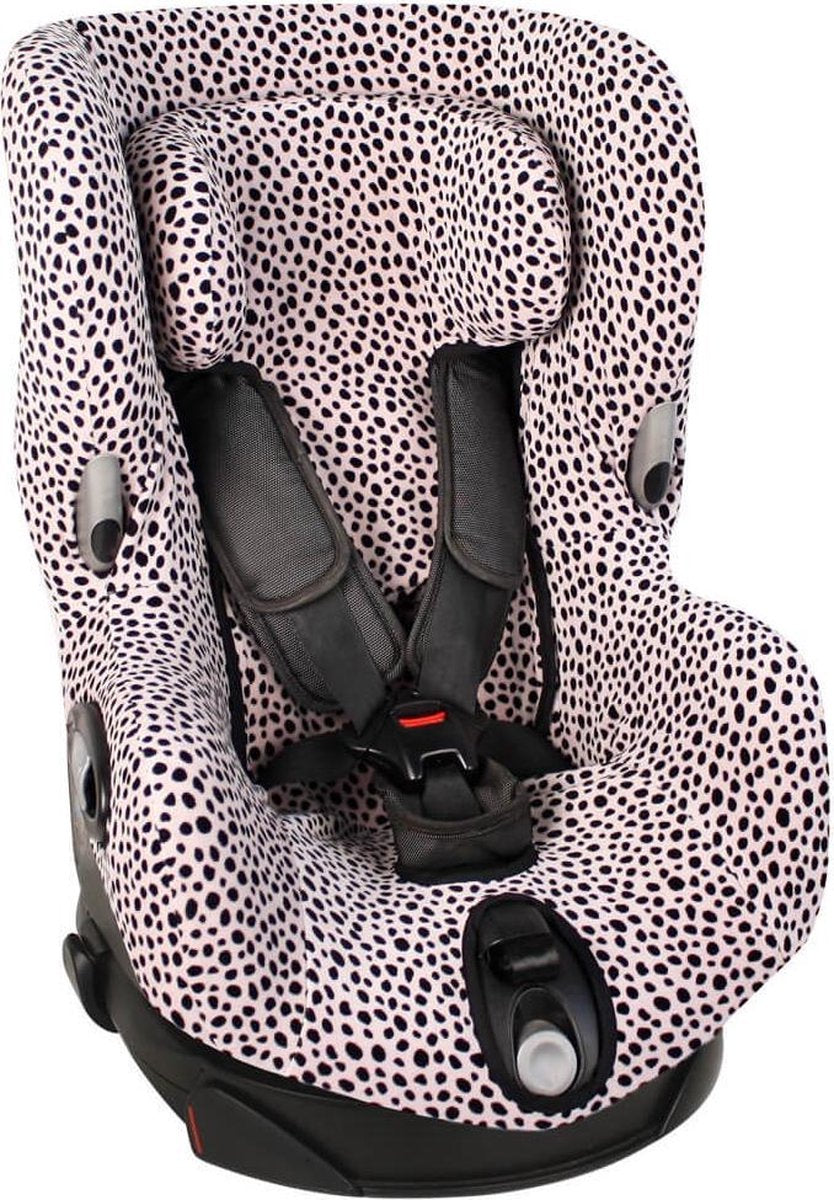 Ukje Maxi Cosi Axiss Hoes - Perfecte pasvorm - Roze stipjes