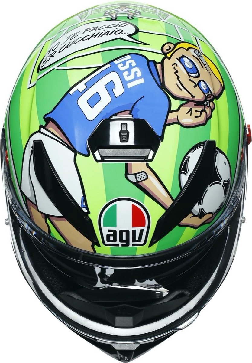 AGV K3 SV Motorhelm Rossi Mugello 2017 GT4