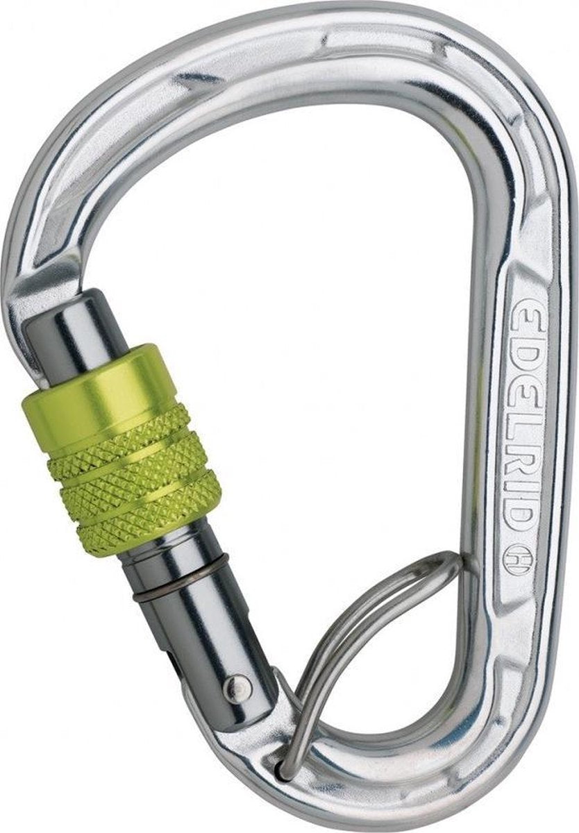 Edelrid HMS Strike FG karabiner met geïntegreerde clip