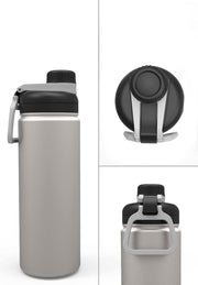 Zak Designs Camper Thermosfles - 570ml - Grijs