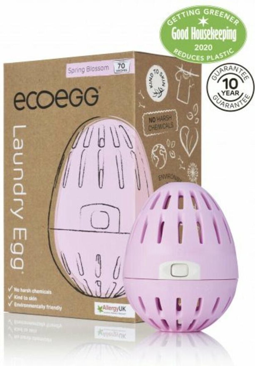 Eco-egg Wasbol Springbloesem 70 - Wasbeurten