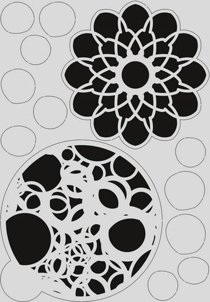 Pronty Mask stencil - Gel cirkel 470.803.041   A4