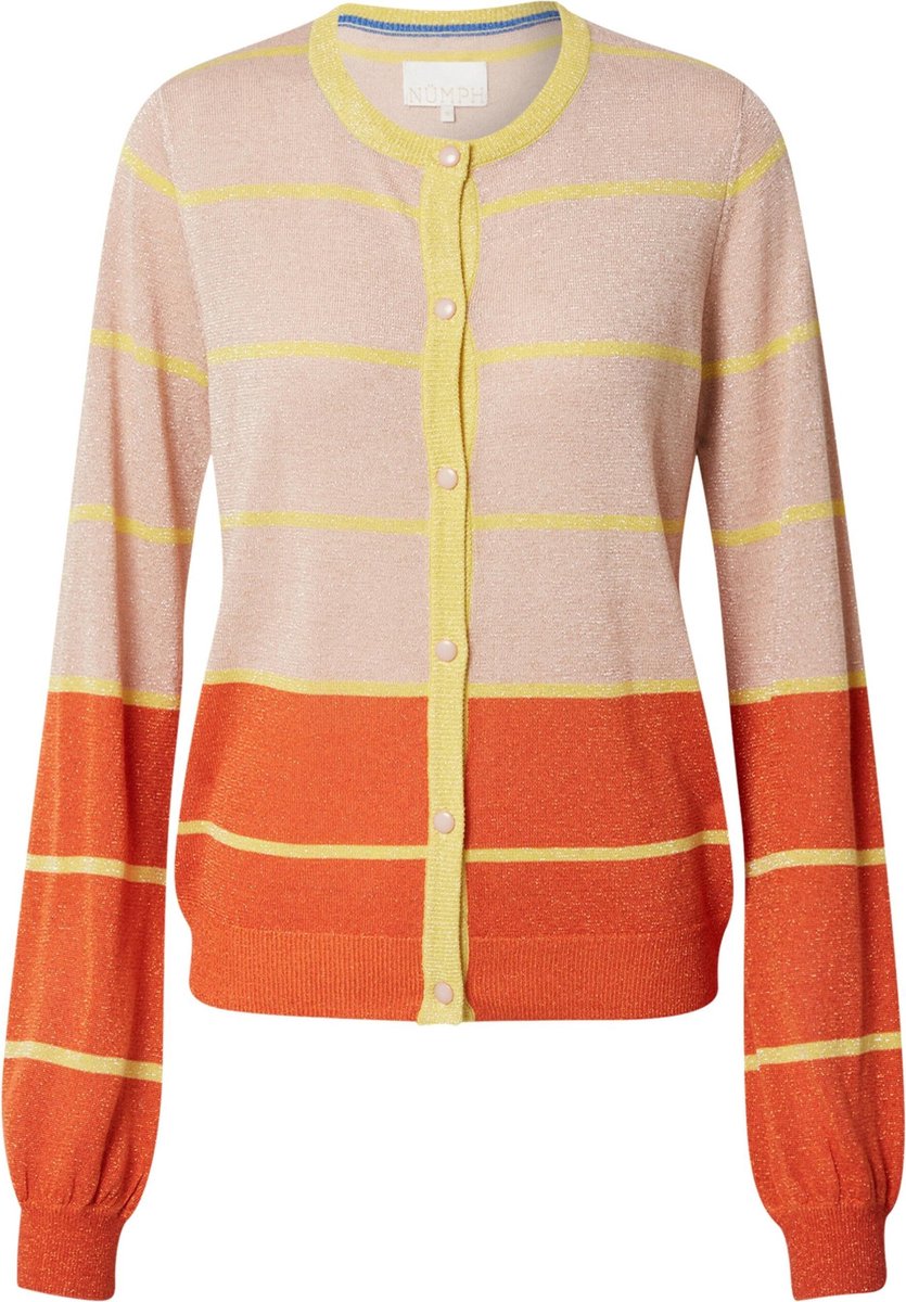 Nümph gebreid vest charisma Pasteloranje-M