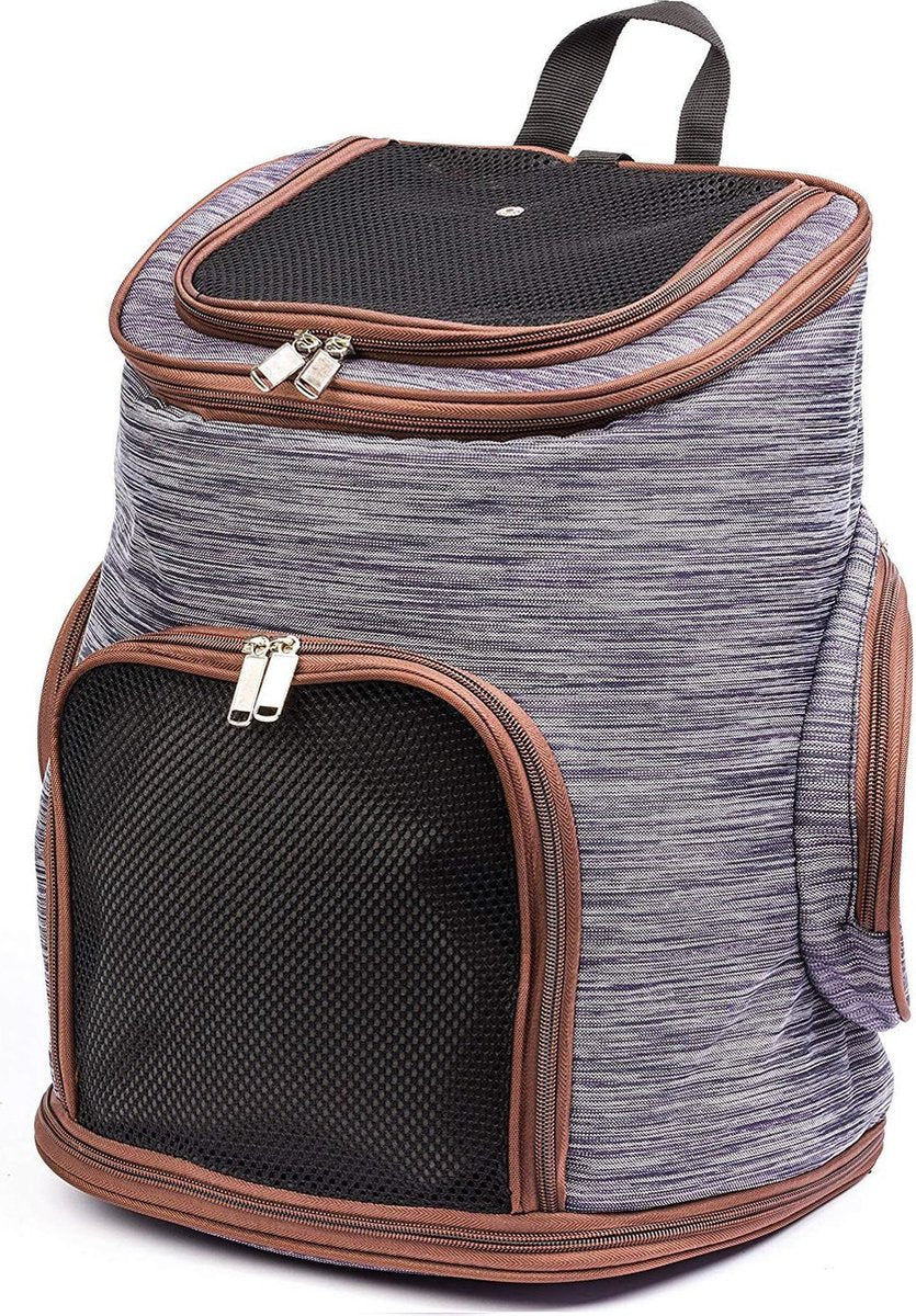 Rexa®  Hondentas Reis tas rugzak voor honden en katten | huisdier kat vervoer | kattentas transport meenemen vakantie | hondendrager | carrier