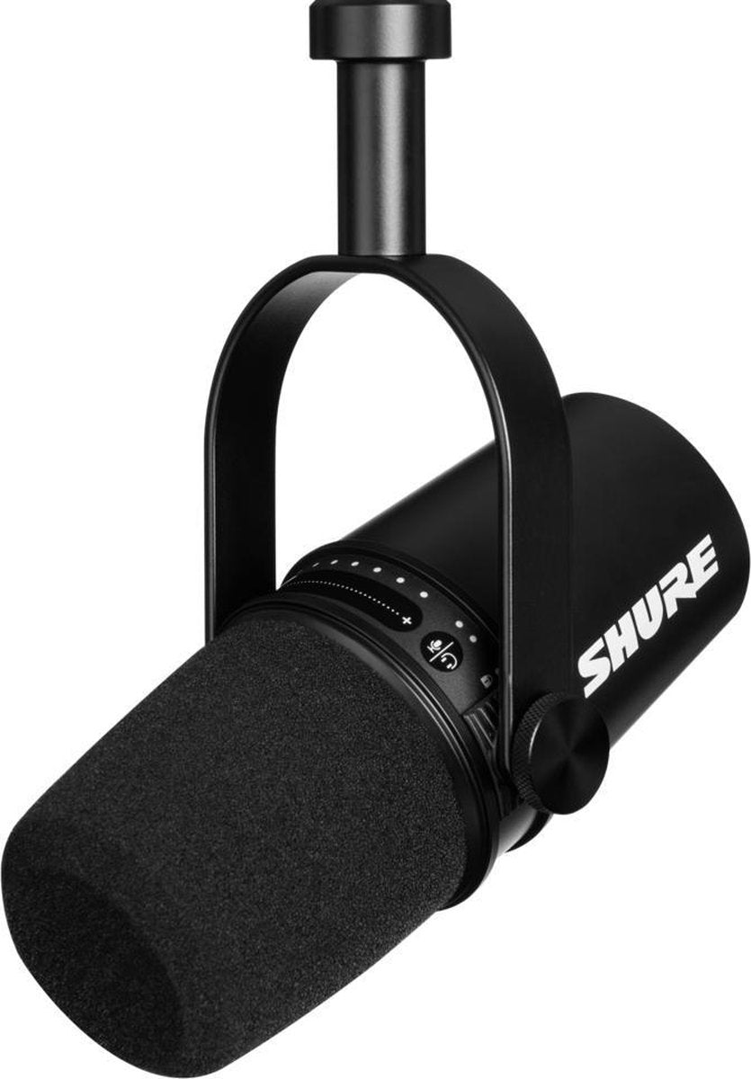 Shure MV7 Microfoon voor studio's Zwart