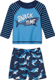 Hatley Jongens UV Zwem Set Deep Sea Sharks - 68/74