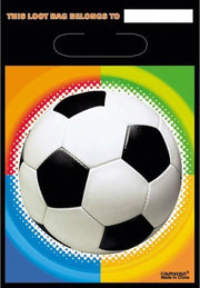 16 stuks feestzakjes voetbal 24 x 16