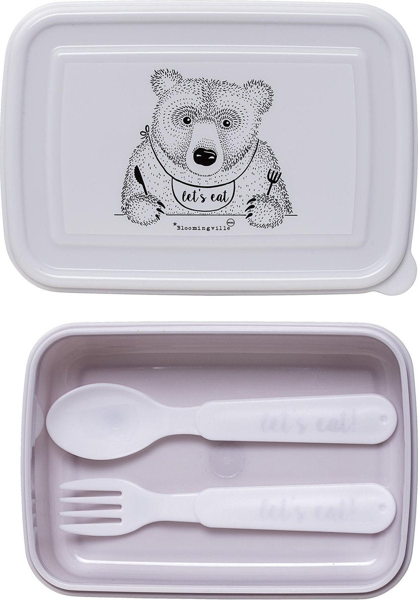 Bloomingville - Lunch Box w/Cutlery