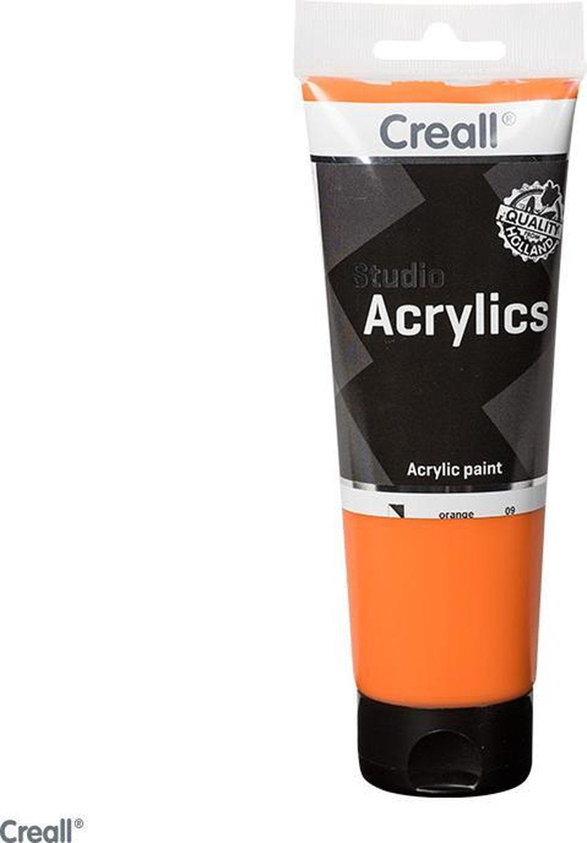 Acrylverf Oranje - 250ml - Acrylverf voor kunstschilders