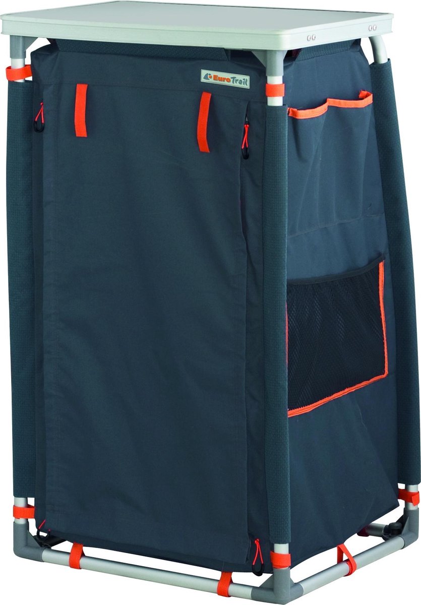 Eurotrail Campingkast Lunas 57 X 56 X 98 Cm Aluminium Navy