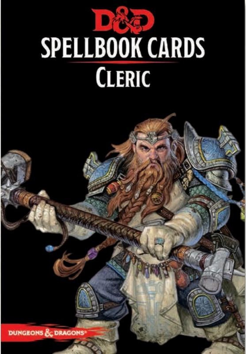 D&D Spellbook Cards - Cleric (153 cards) - EN
