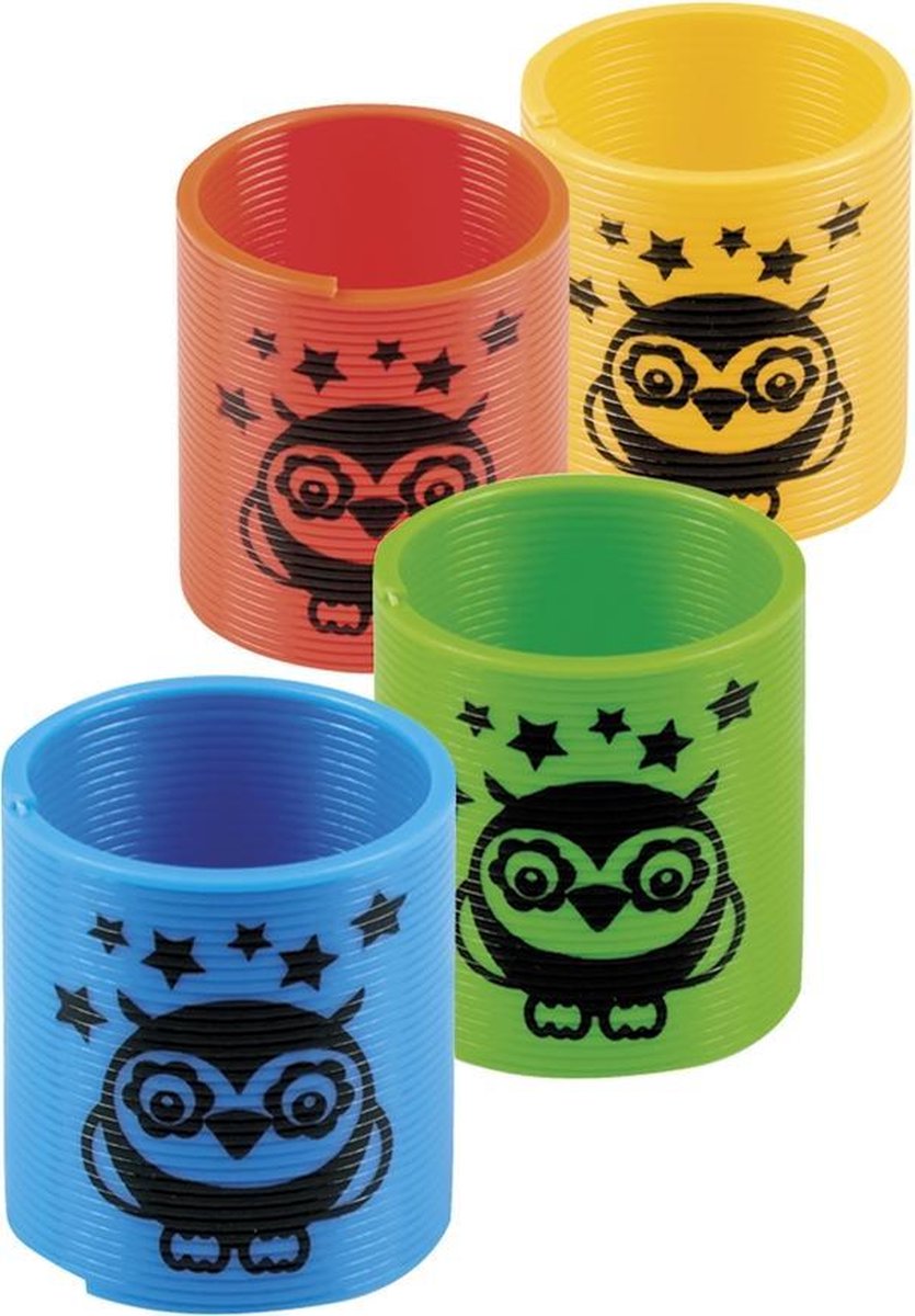 Boland Trapveren Uil 4 Cm Pvc Junior 4 Stuks