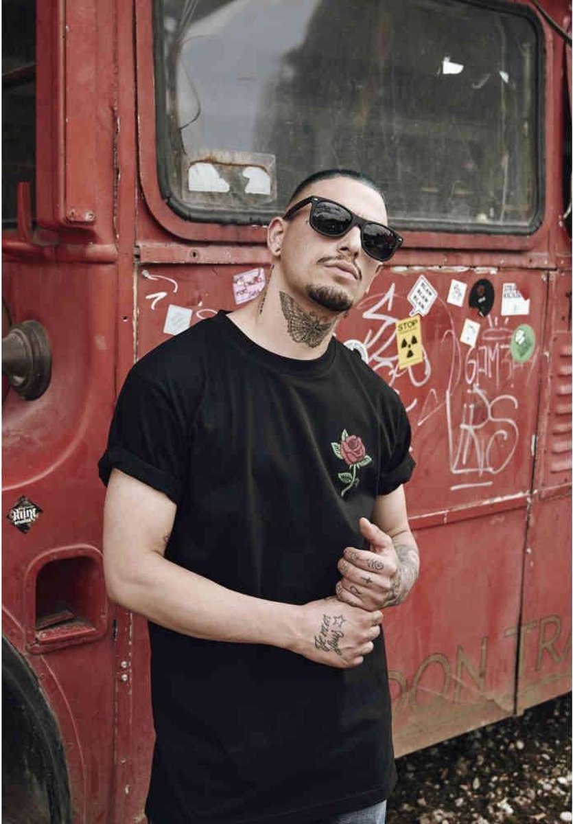 Urban Classics Heren Tshirt -XL- Rose Zwart