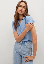 Gebreid Katoenen Poloshirt 87065643 52