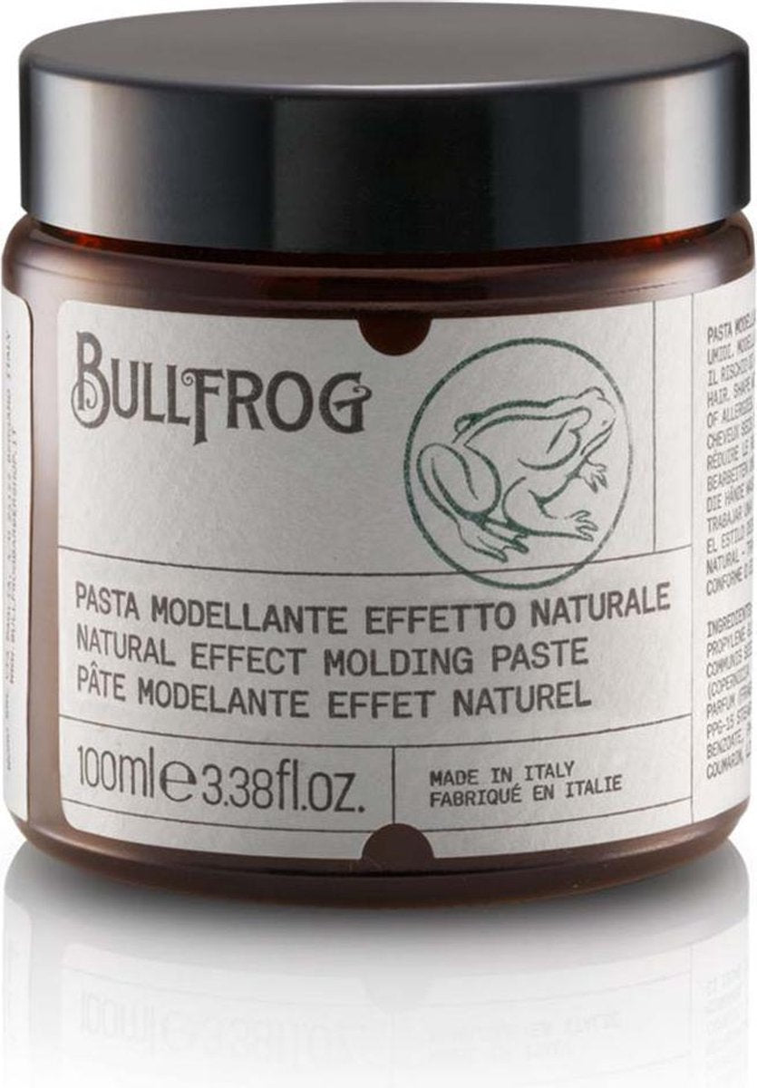 Bullfrog Natural Effect Molding Paste - Styling met Natuurlijke Matte Finish - Werkt 24 Uur - 100ML