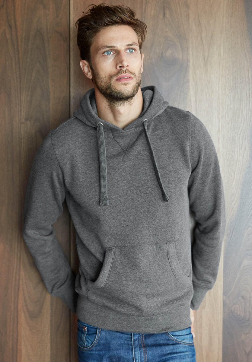 Sweater Met Capuchon Polykatoen Dark Grey XL