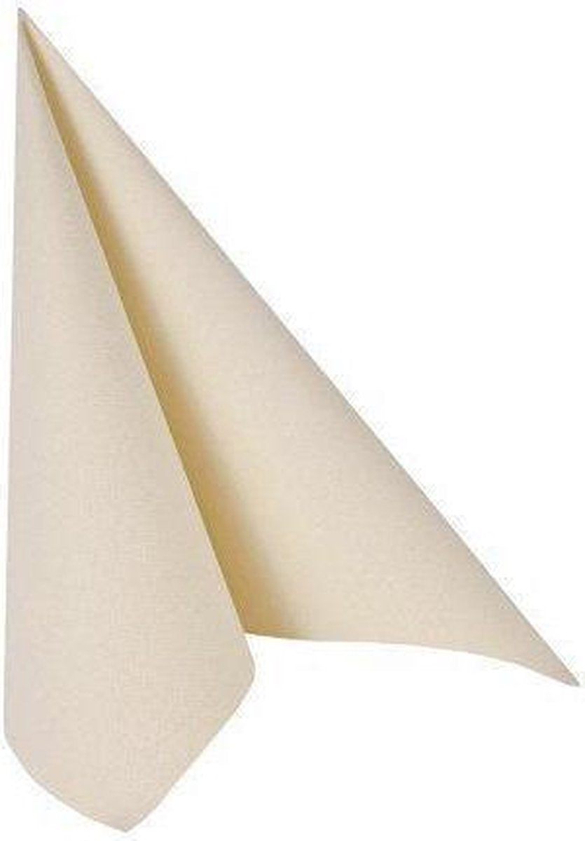 Papstar Servetten Royal Collection servetten creme 40 x 40 cm