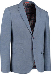 Lichtblauw melange colbert | ShirtDeal