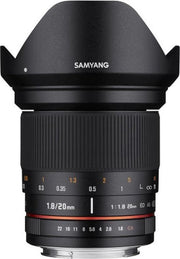 Samyang 20mm - F1.8 ED AS UMC - Fuji X