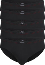 Gotzburg heren slips (5-pack) - zwart -  Maat: XL