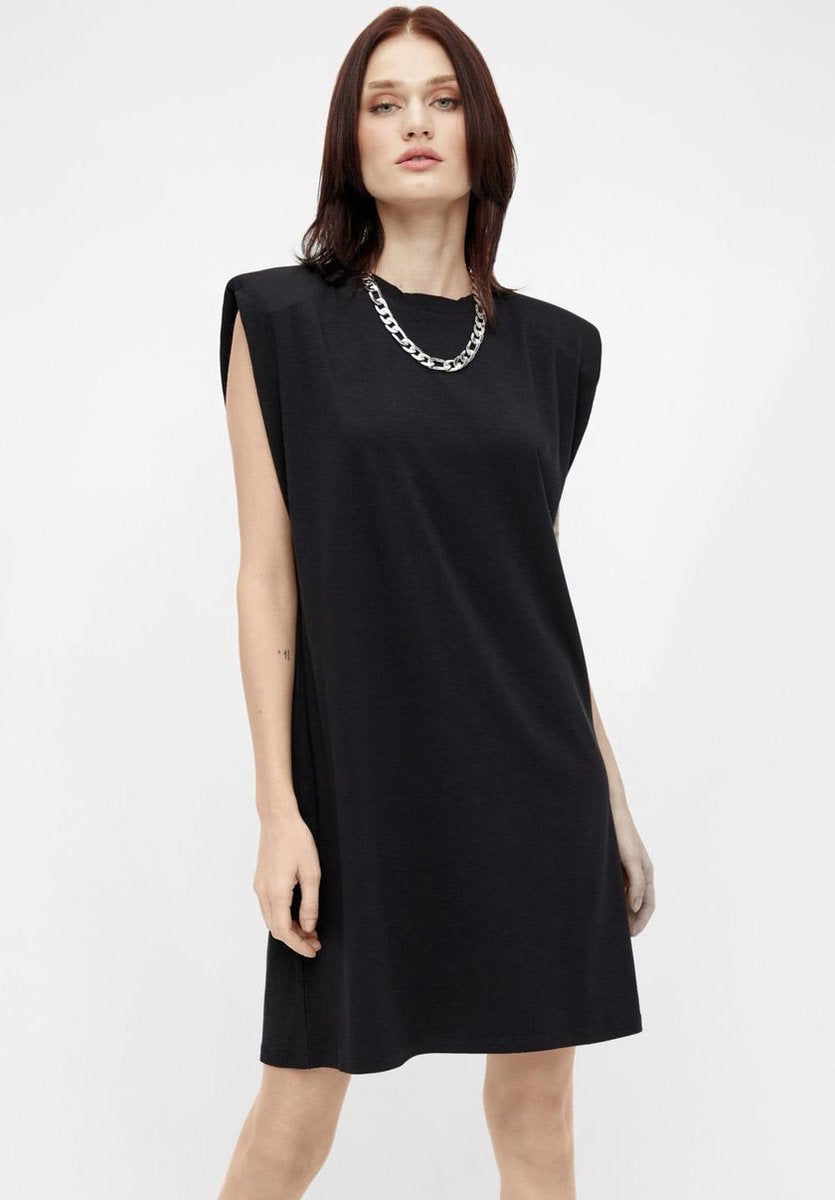 Objstephanie Jeanette S/s Dress Noos 23036175 Black