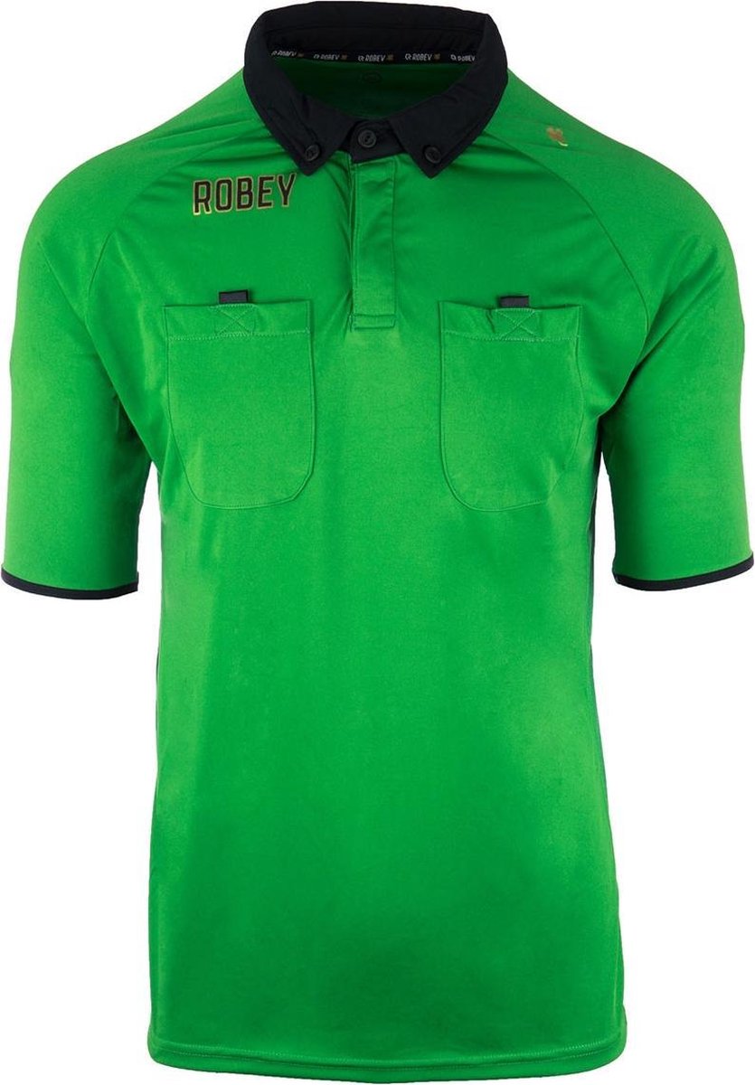 Robey Referee Shirt - Voetbalshirt - Green - Maat XXXL