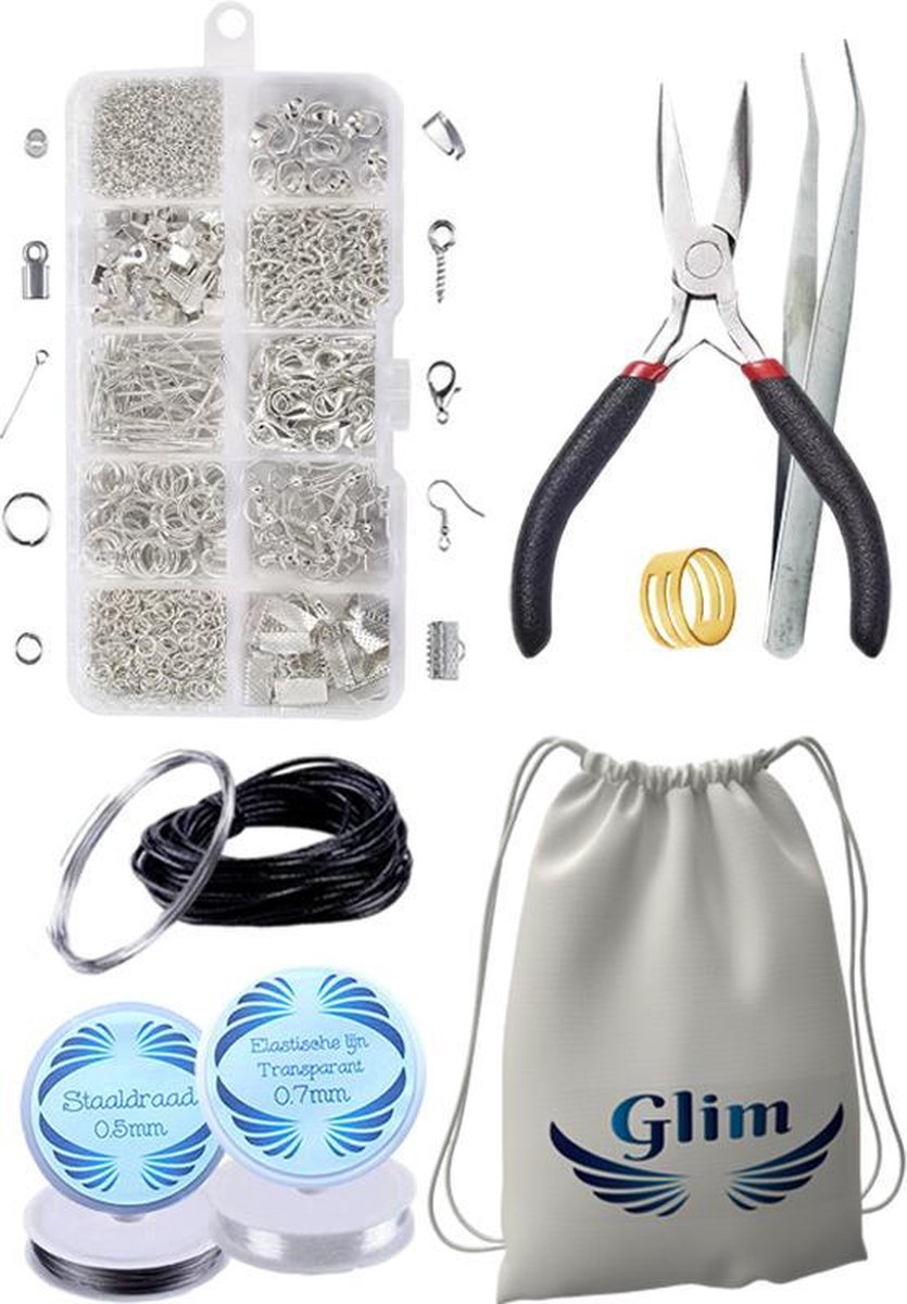 Sieraden DIY volwassenen Set – Compleet starterpakket - Resin - Zilver