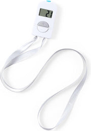 2x Digitale handtellers/personentellers wit aan koord 6 cm